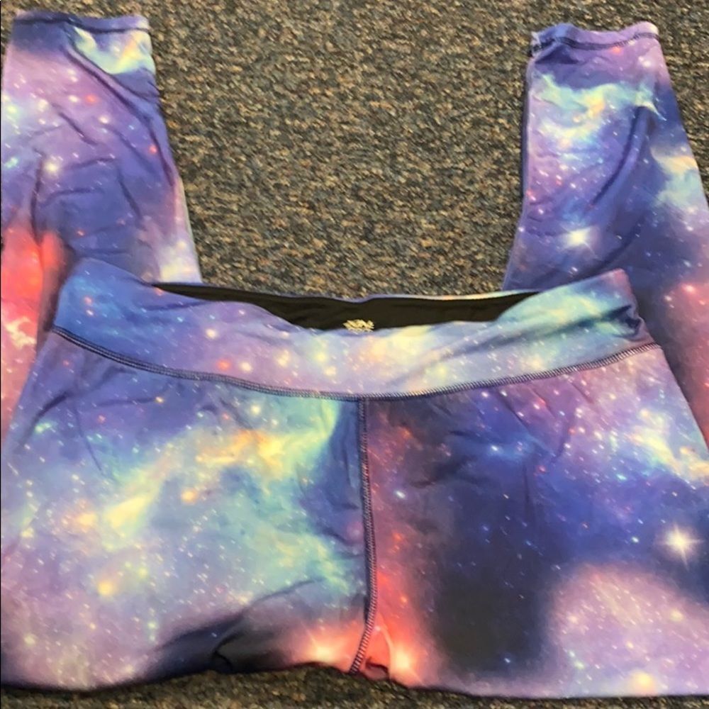 Zone Pro Space Themed Leggings sz. 2X EUC